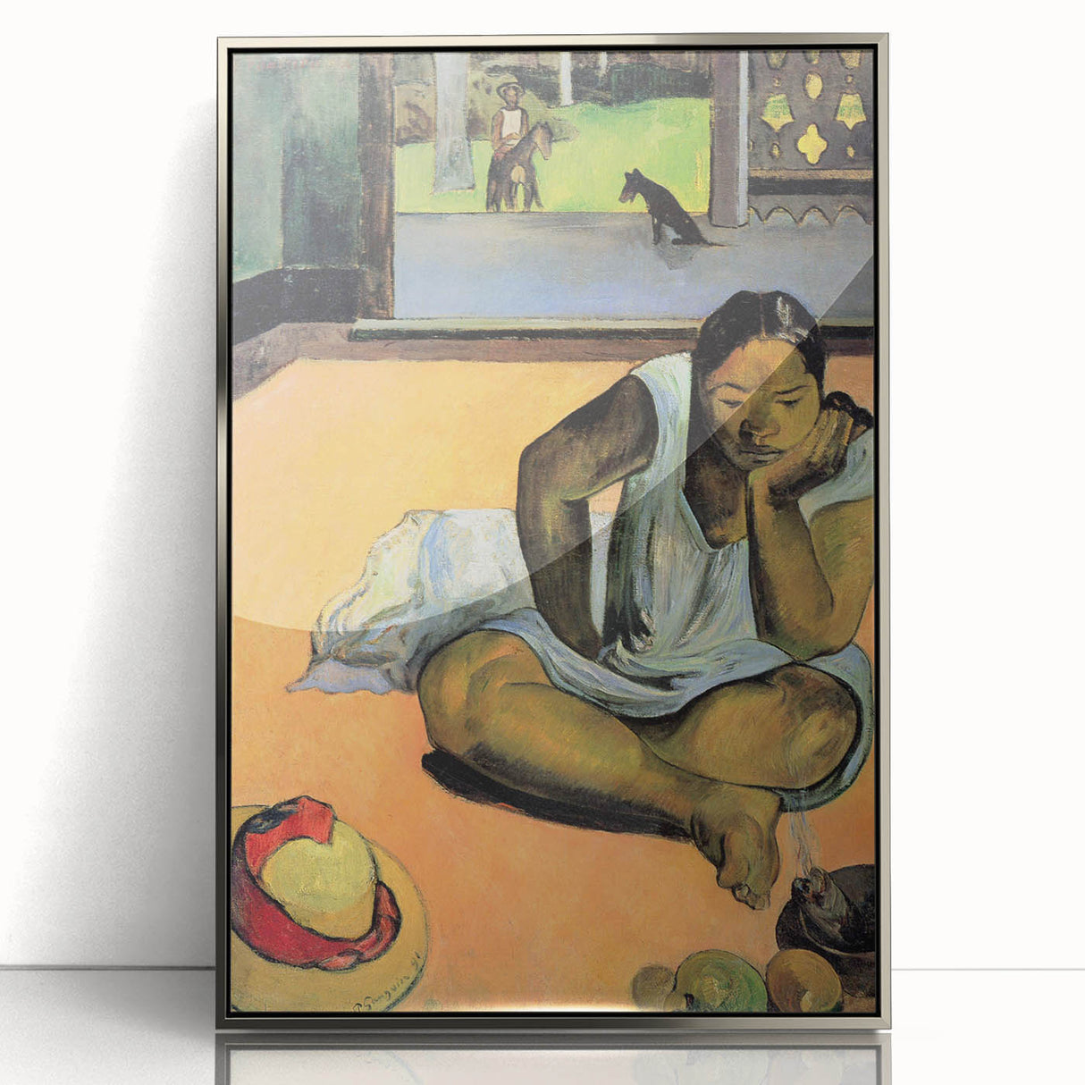 Paul Gauguin’s Brooding Woman - Modern Figurative Wall Art Print