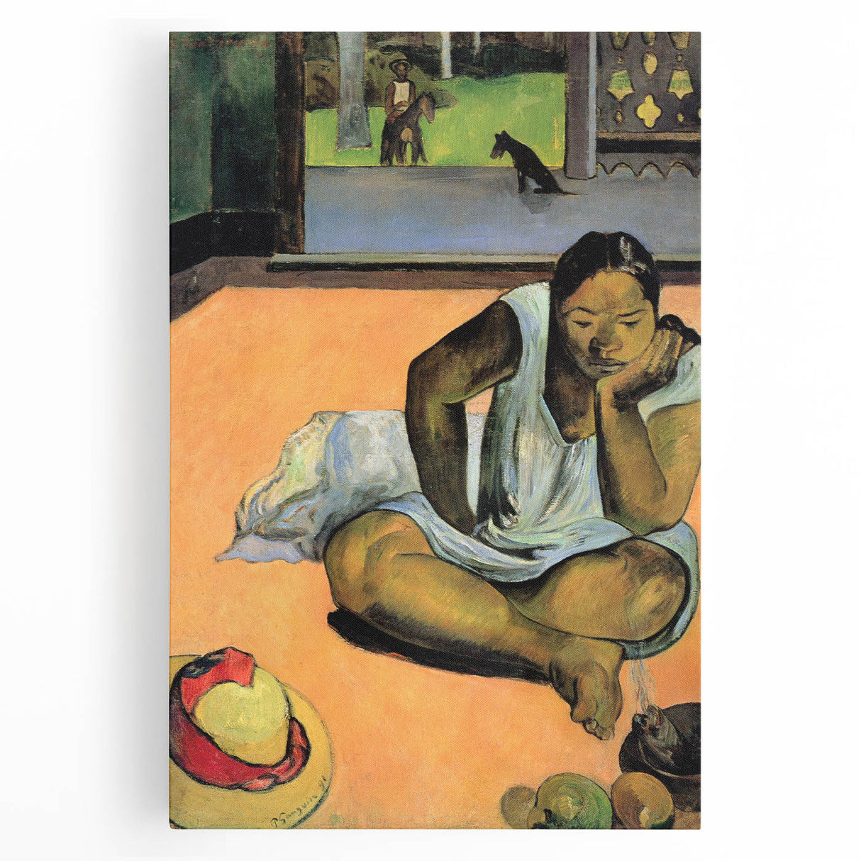 Paul Gauguin’s Brooding Woman - Modern Figurative Wall Art Print