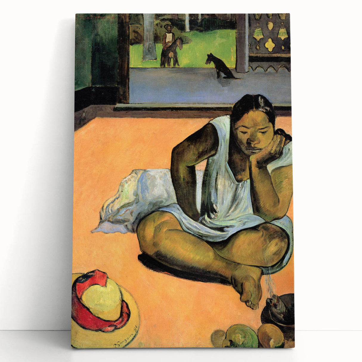 Paul Gauguin’s Brooding Woman - Modern Figurative Wall Art Print