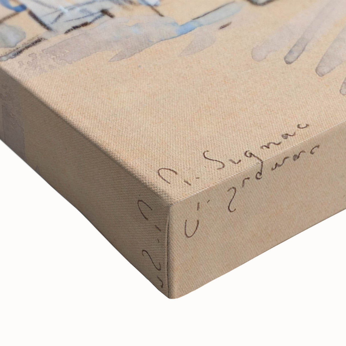 Modern Wall Art: Abstract Nautical Scene of Marseille Harbor