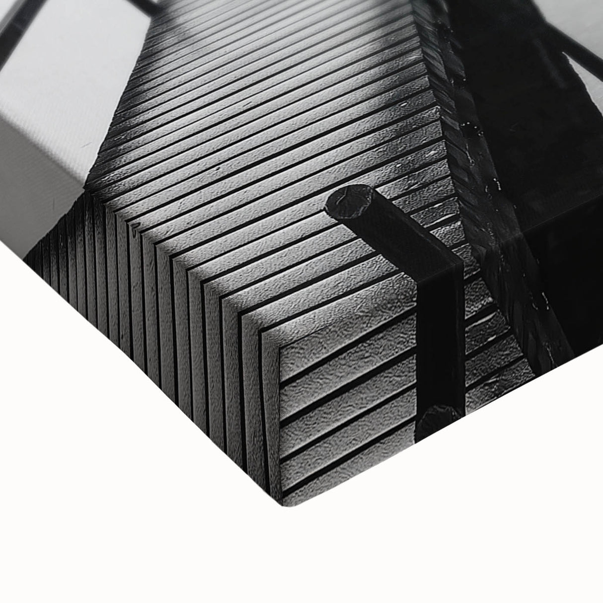 Minimalist Black & White Pier Office Wall Art – Modern Décor