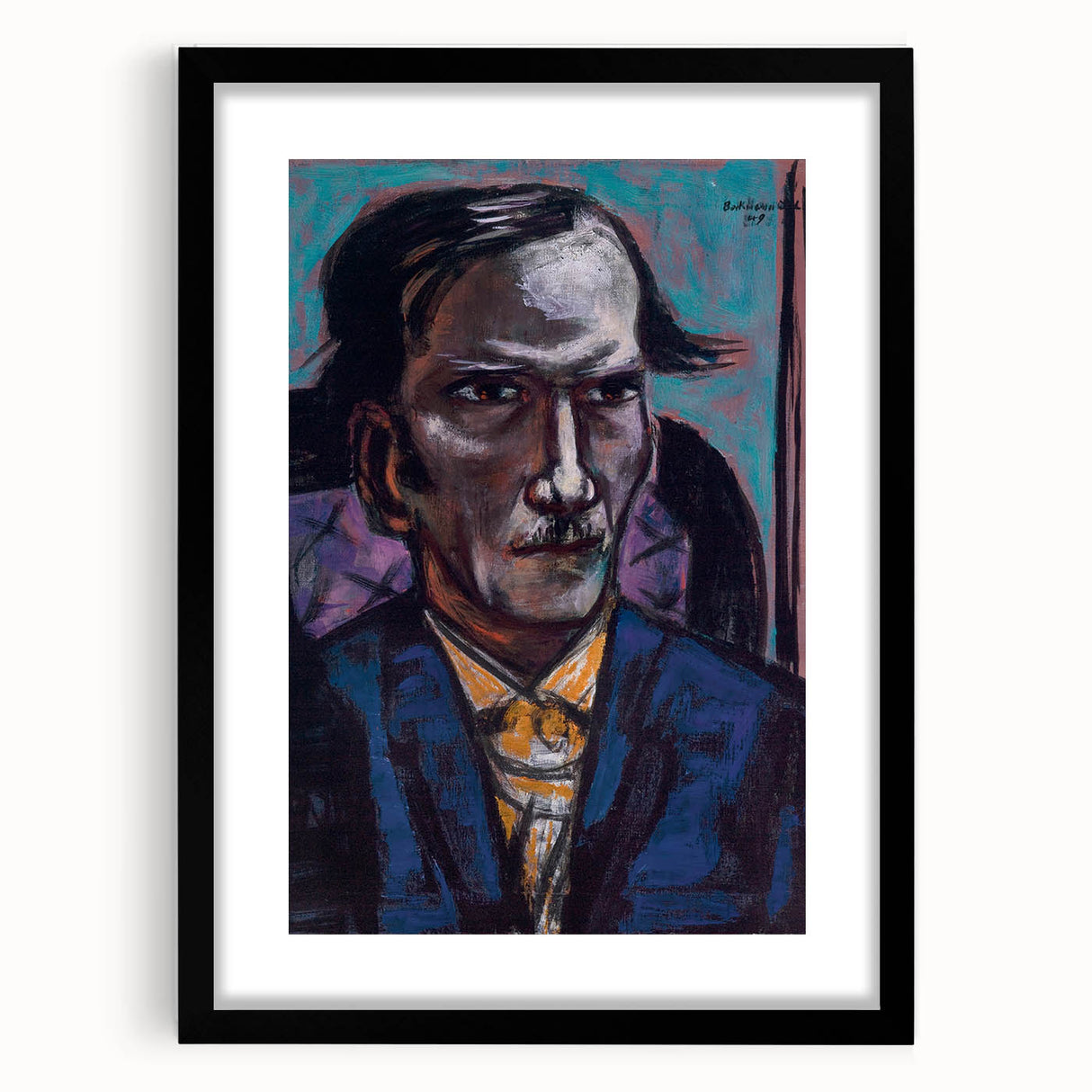 Max Beckmann’s Portrait of Fred Conway - Bold Modern Wall Art Print