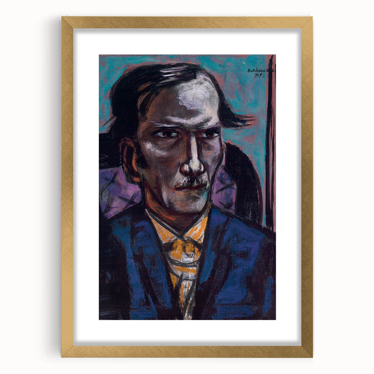 Max Beckmann’s Portrait of Fred Conway - Bold Modern Wall Art Print