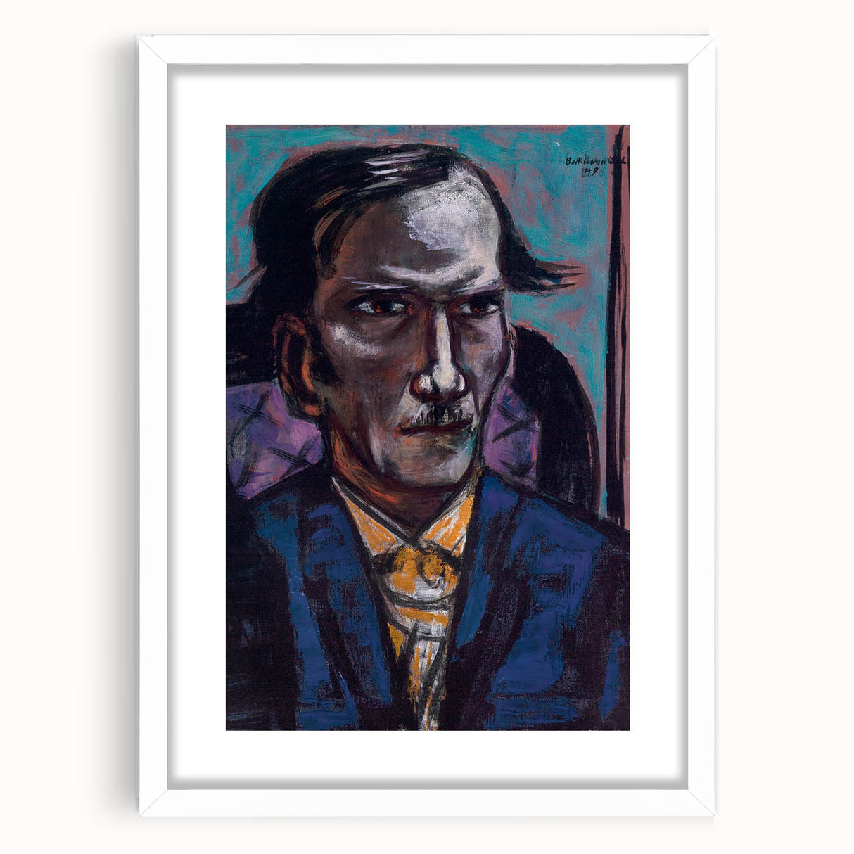 Max Beckmann’s Portrait of Fred Conway - Bold Modern Wall Art Print