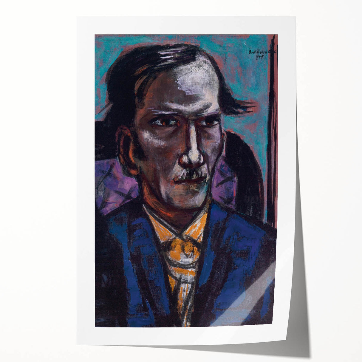 Max Beckmann’s Portrait of Fred Conway - Bold Modern Wall Art Print