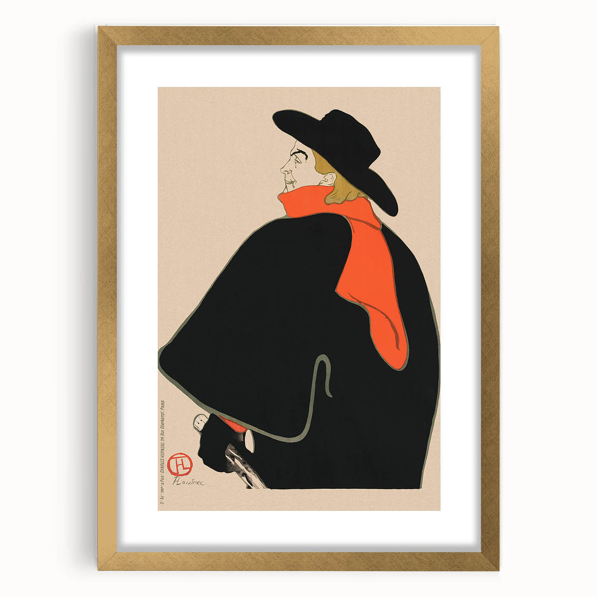 Toulouse-Lautrec’s Aristide Bruant - Bold Modern Poster Art Print