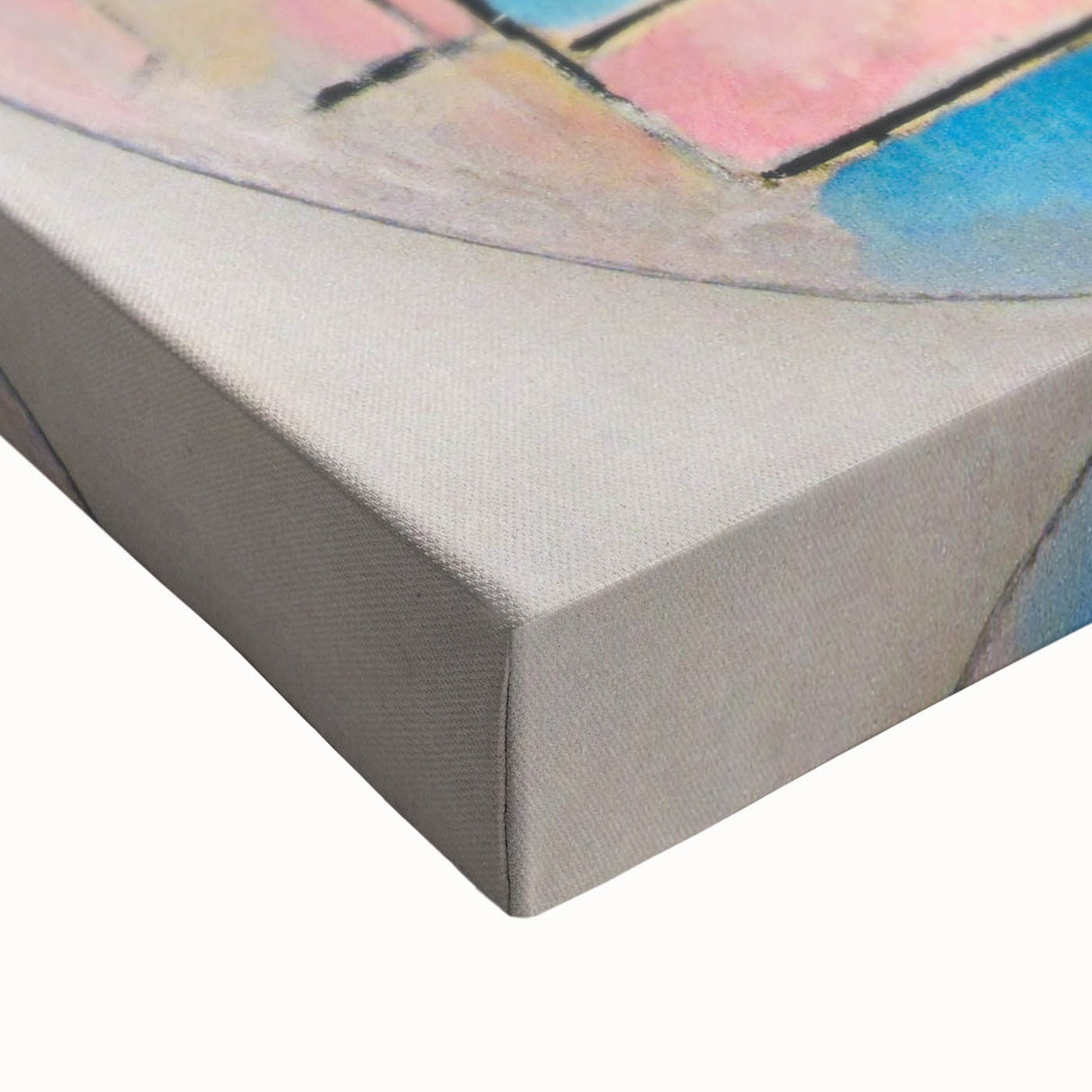 Piet Mondrian’s Oval Composition - Modern Abstract Wall Art Print