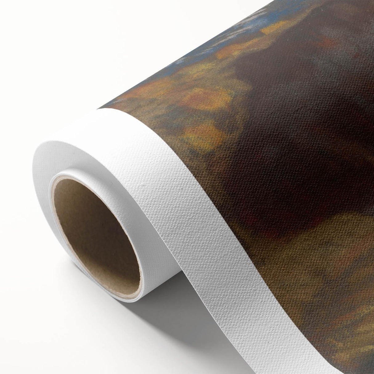 Modern Wall Art: Autumn River Valley with Vibrant Seasonal Colors