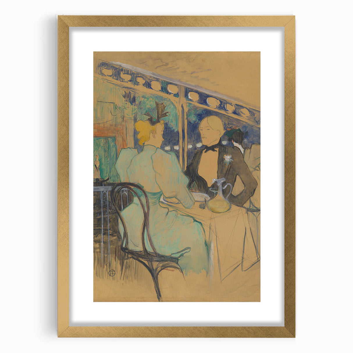 Toulouse-Lautrec’s Les Ambassadeurs - Elegant Parisian Wall Art