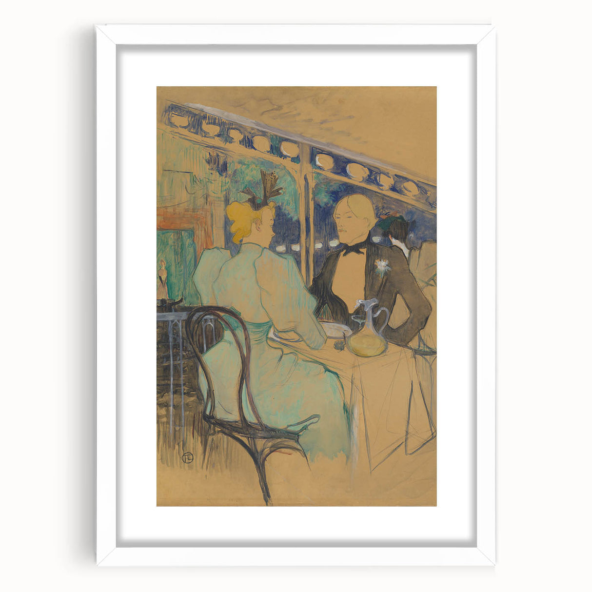 Toulouse-Lautrec’s Les Ambassadeurs - Elegant Parisian Wall Art