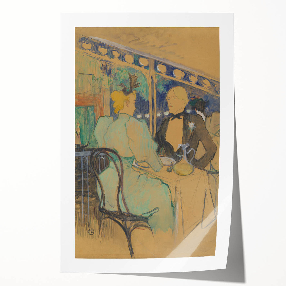 Toulouse-Lautrec’s Les Ambassadeurs - Elegant Parisian Wall Art