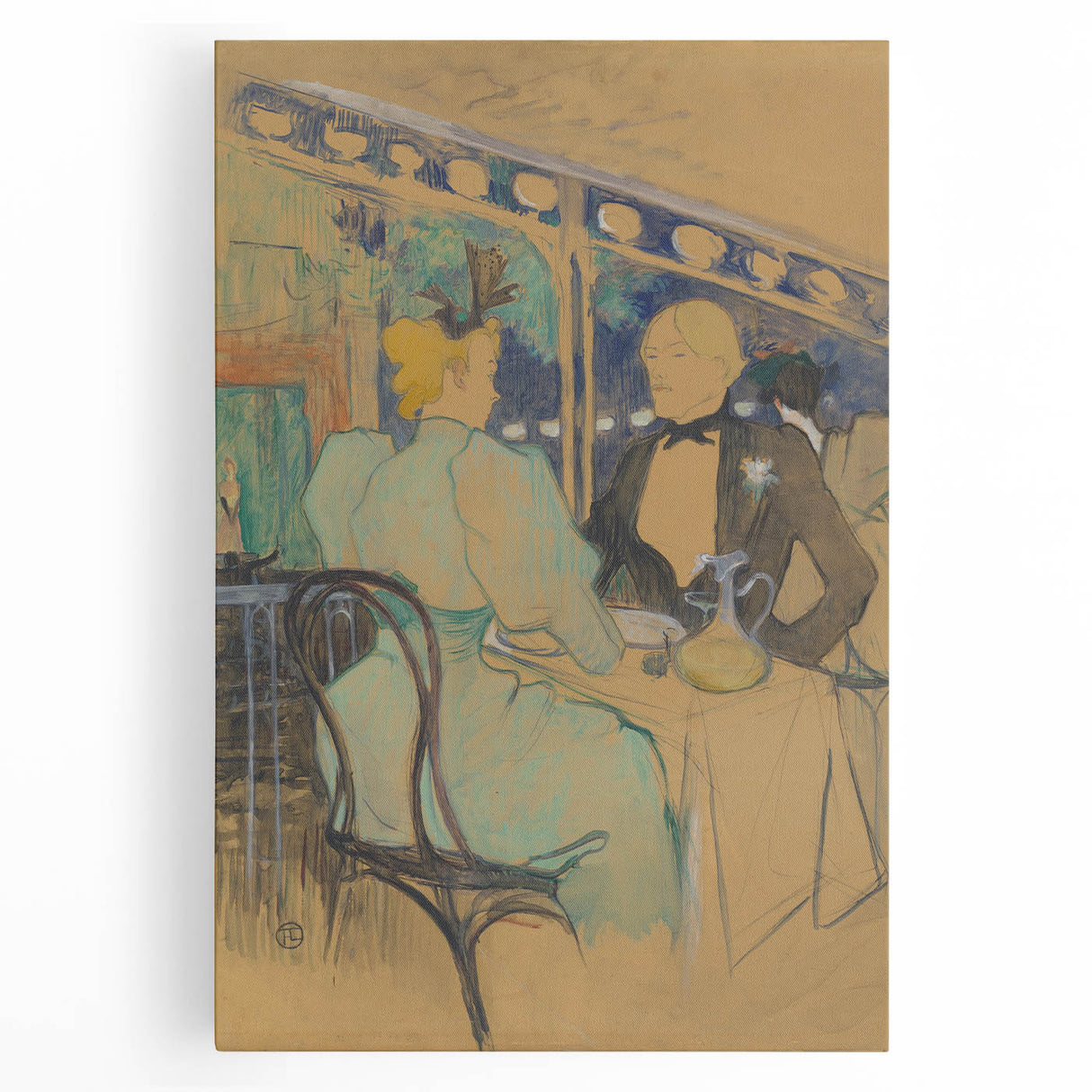 Toulouse-Lautrec’s Les Ambassadeurs - Elegant Parisian Wall Art