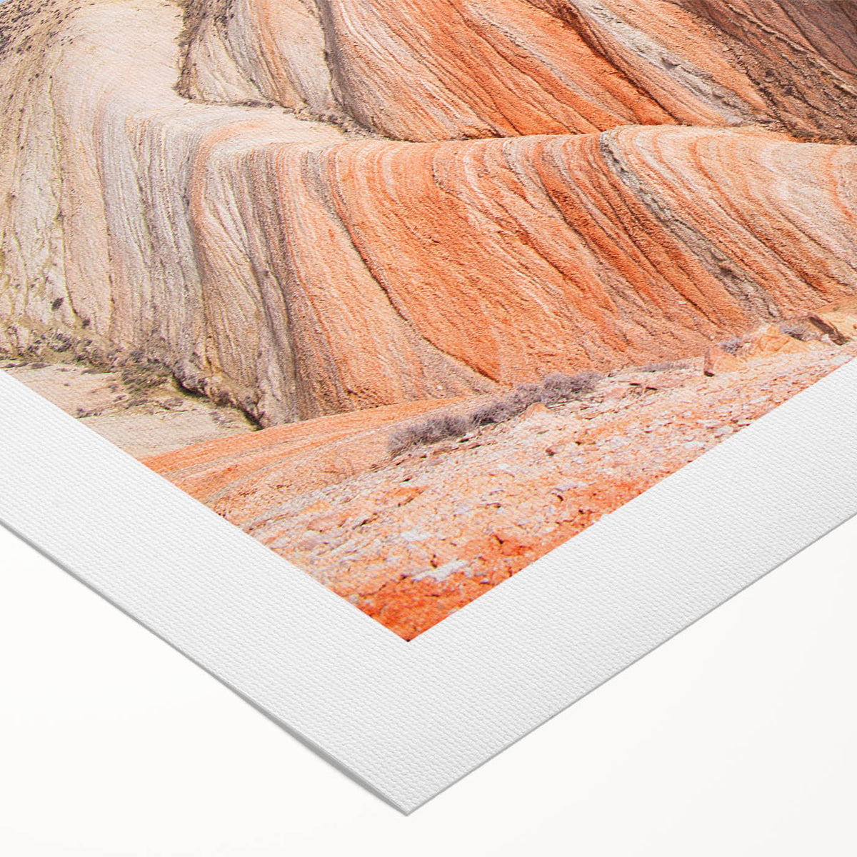 Art deco poster featuring a serene Azerbaijani landscape on rolled canvas, suitable for dining room wall art.