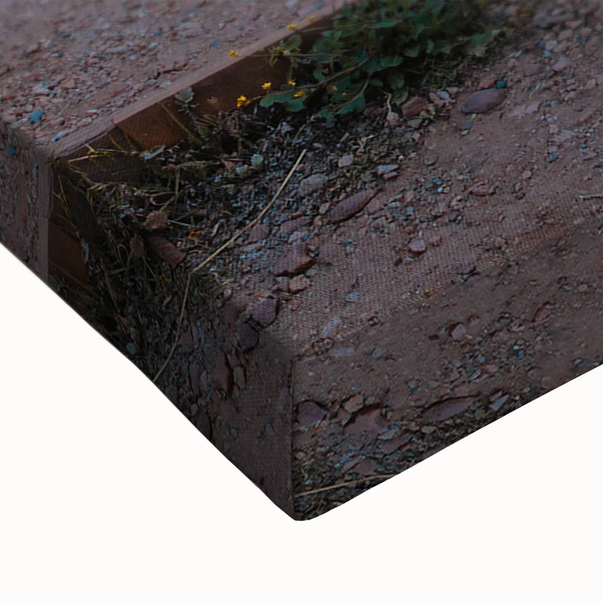 Black and white landscape painting of Adelaide on stretched canvas, suitable for bedroom wall art.