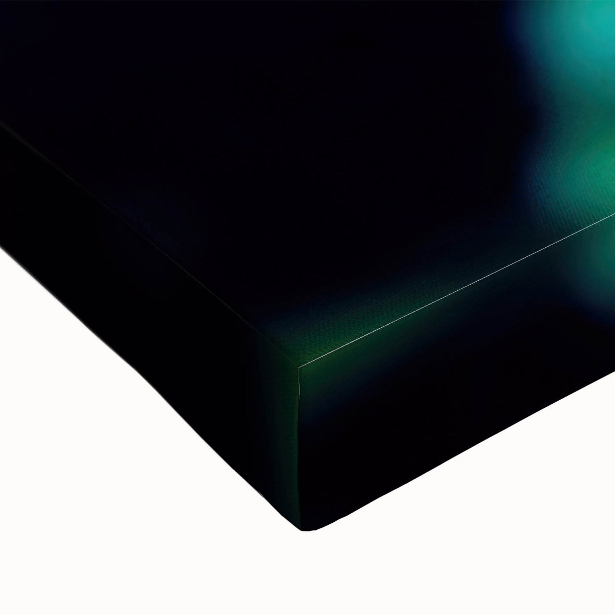 Black and white stretched canvas featuring the Great Barrier Reef landscape, ideal for bedroom wall art.