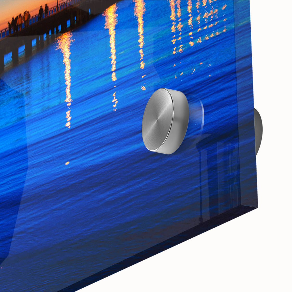 Large abstract depiction of Melbourne in muted earth tones on acrylic glass, suitable for dining room art.