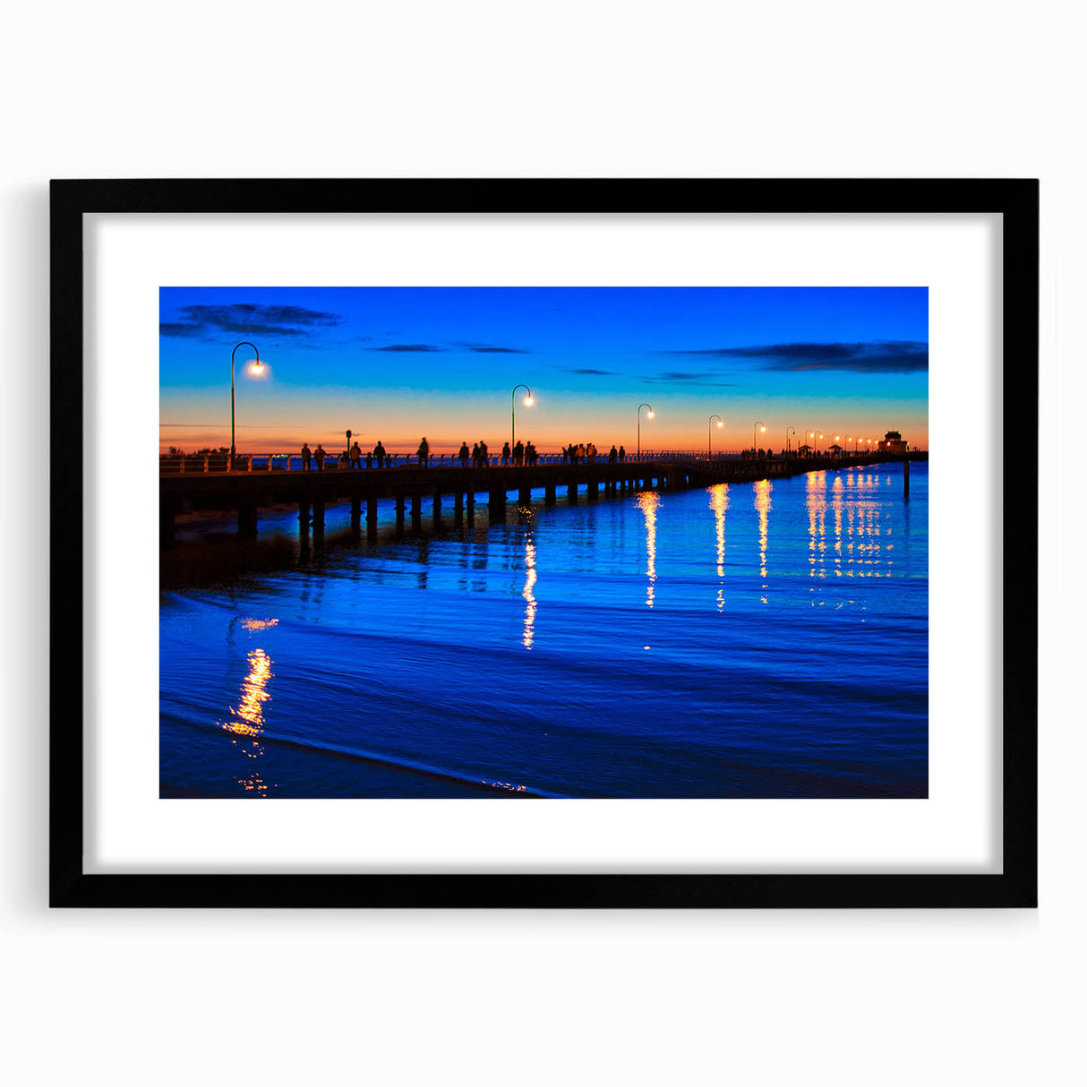 Abstract art print of Melbourne skyline in vibrant, colorful hues on a large textured canvas, ideal for living room decor.