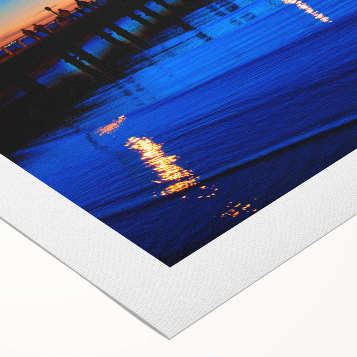 Art deco poster of Melbourne skyline in pastel shades on rolled canvas, suitable for dining room wall art.