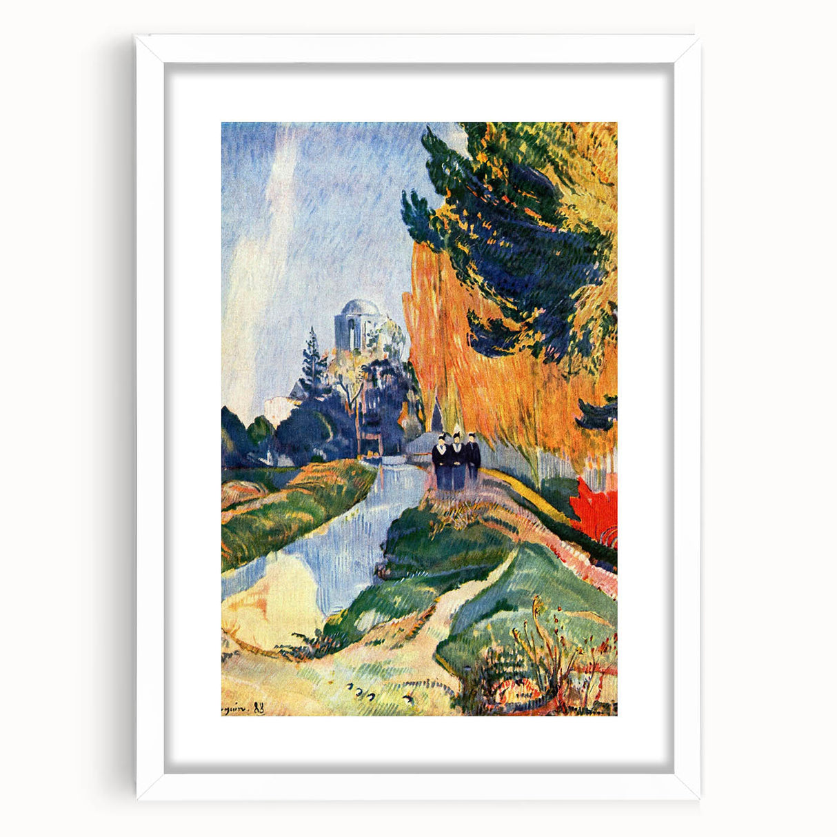 Paul Gauguin’s Les Alyscamps - Vibrant Impressionist Wall Art Print