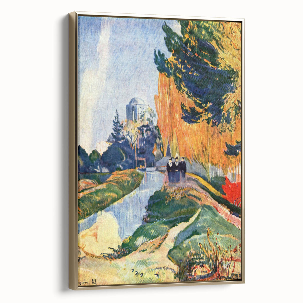 Paul Gauguin’s Les Alyscamps - Vibrant Impressionist Wall Art Print