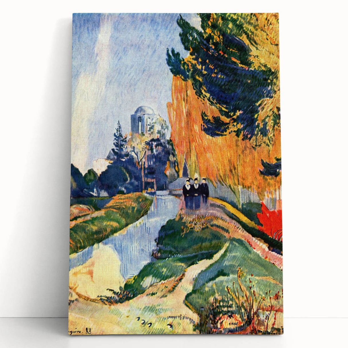 Paul Gauguin’s Les Alyscamps - Vibrant Impressionist Wall Art Print