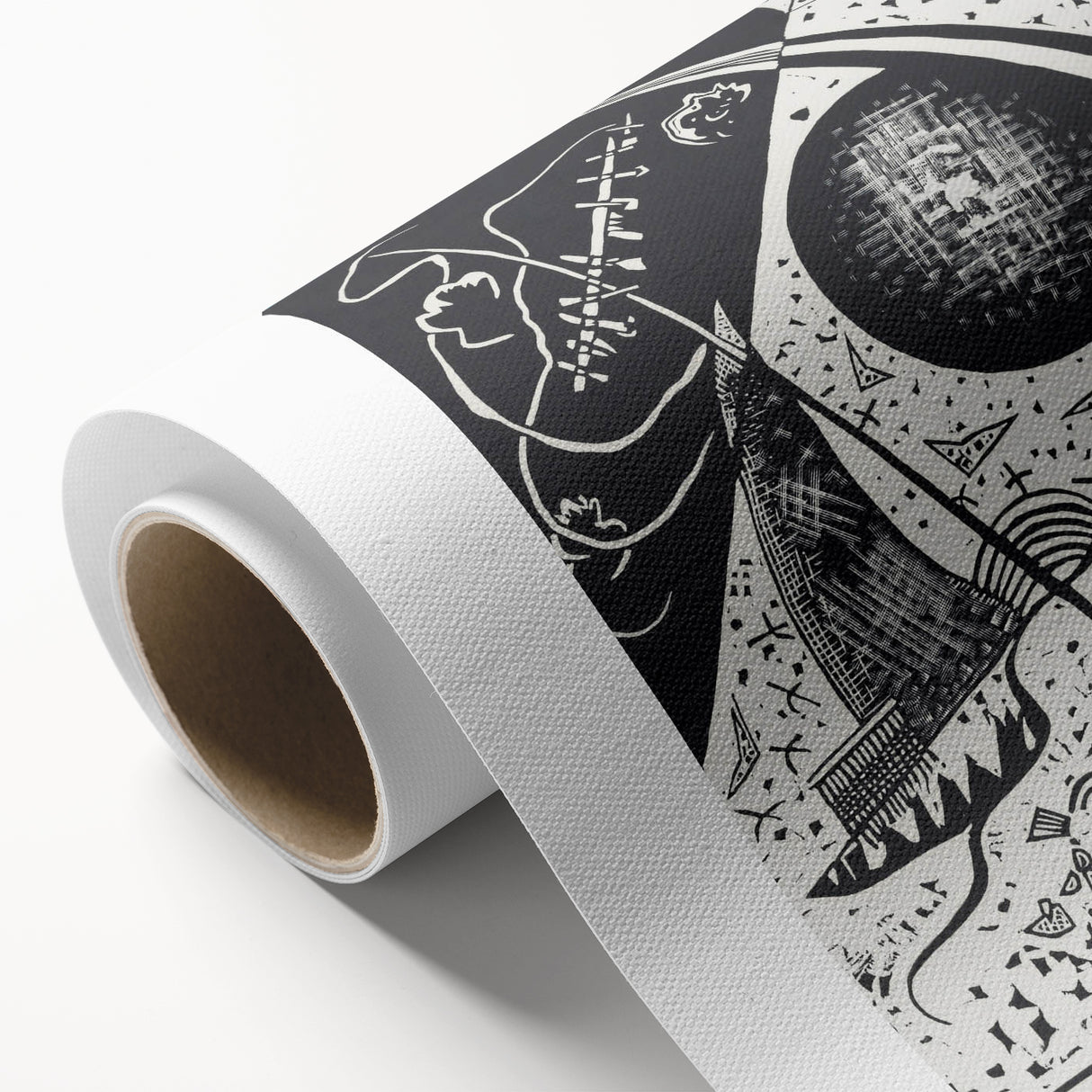 Wassily Kandinsky’s Kleine Welten VI - Abstract Monochrome Wall Art