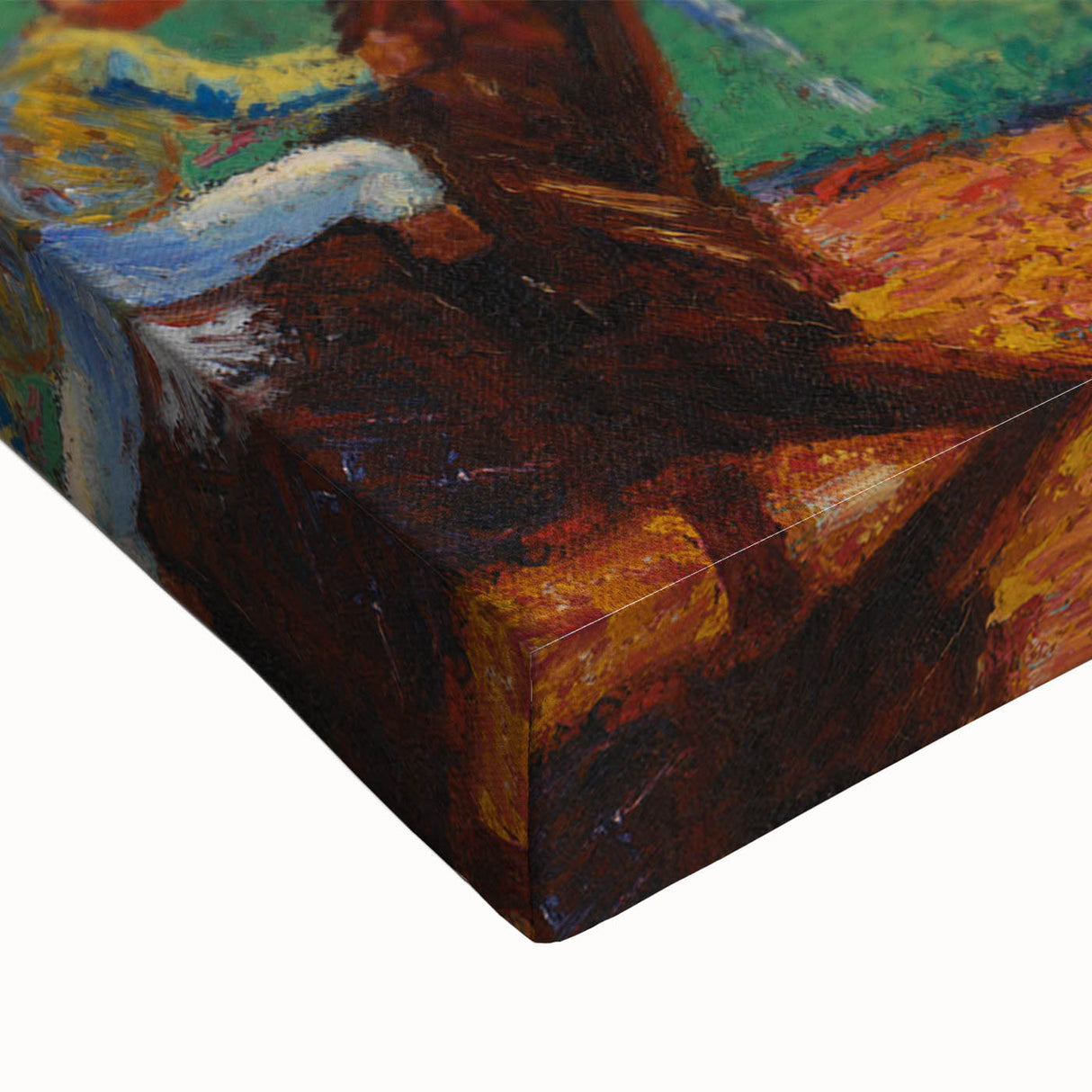 Modern Wall Art: Vibrant Race Track Scene with Dynamic Energy