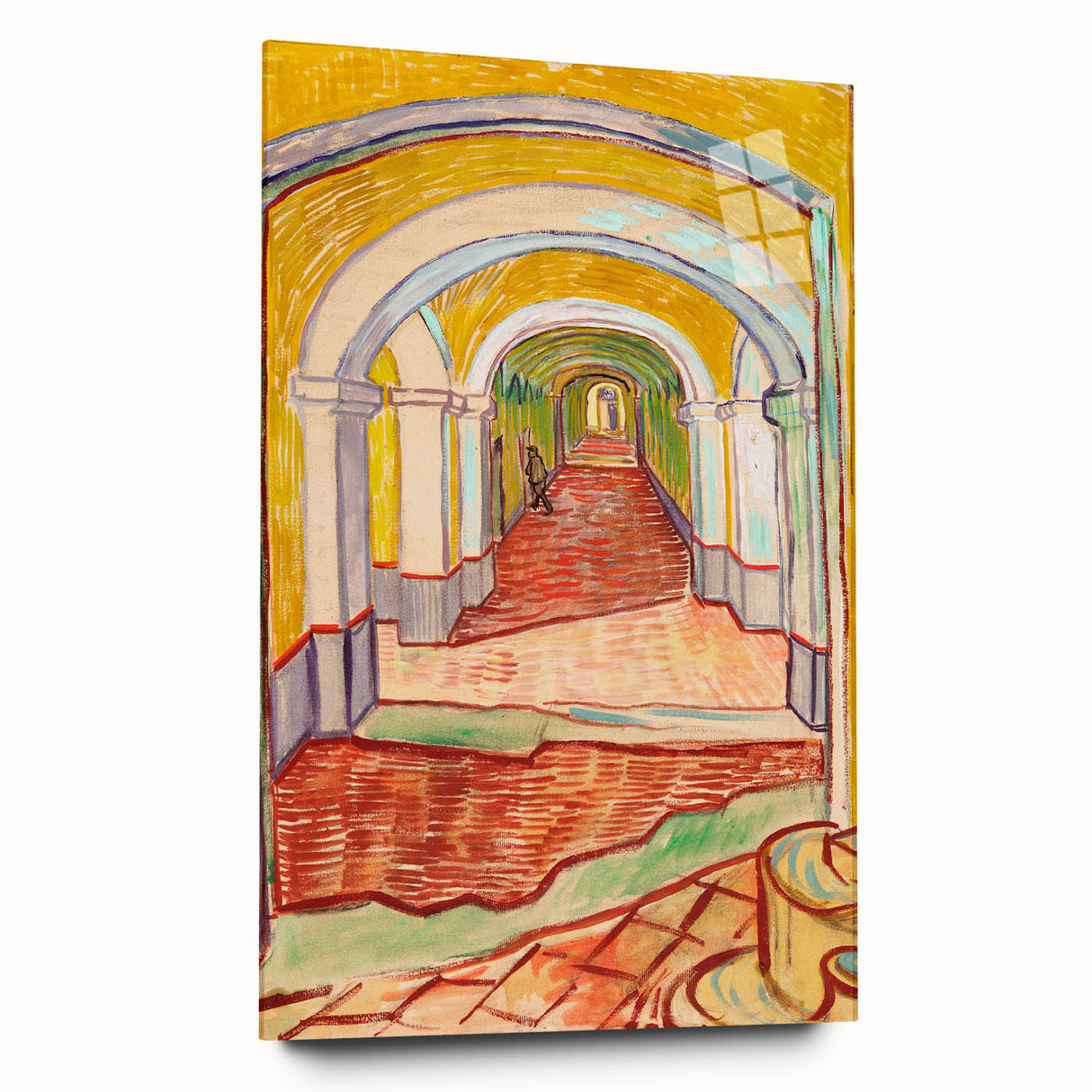 Van Gogh’s Corridor in the Asylum - Vibrant Modern Wall Art Print