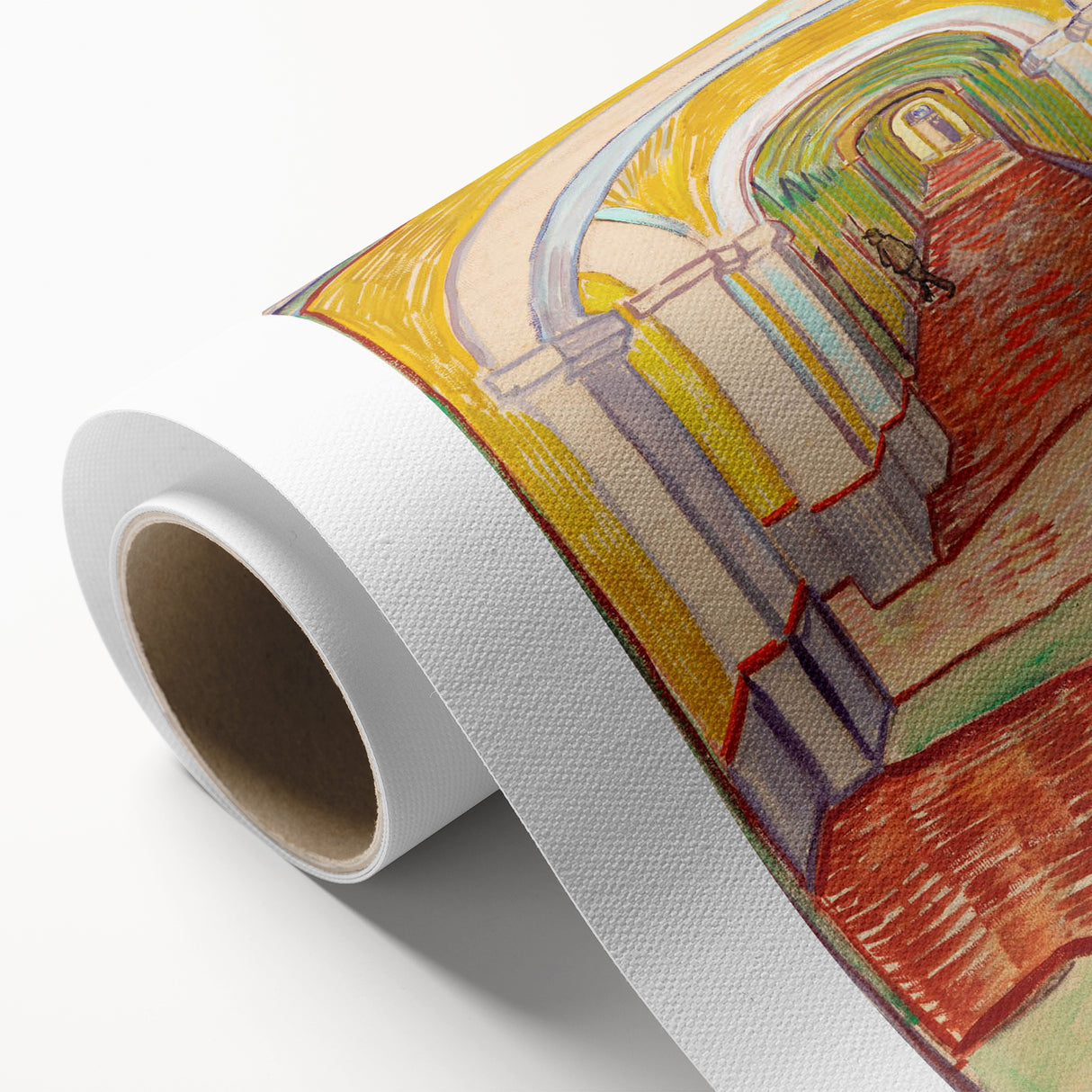 Van Gogh’s Corridor in the Asylum - Vibrant Modern Wall Art Print