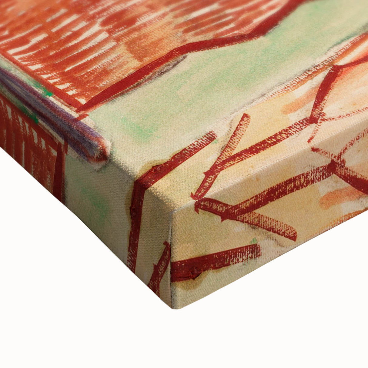 Van Gogh’s Corridor in the Asylum - Vibrant Modern Wall Art Print