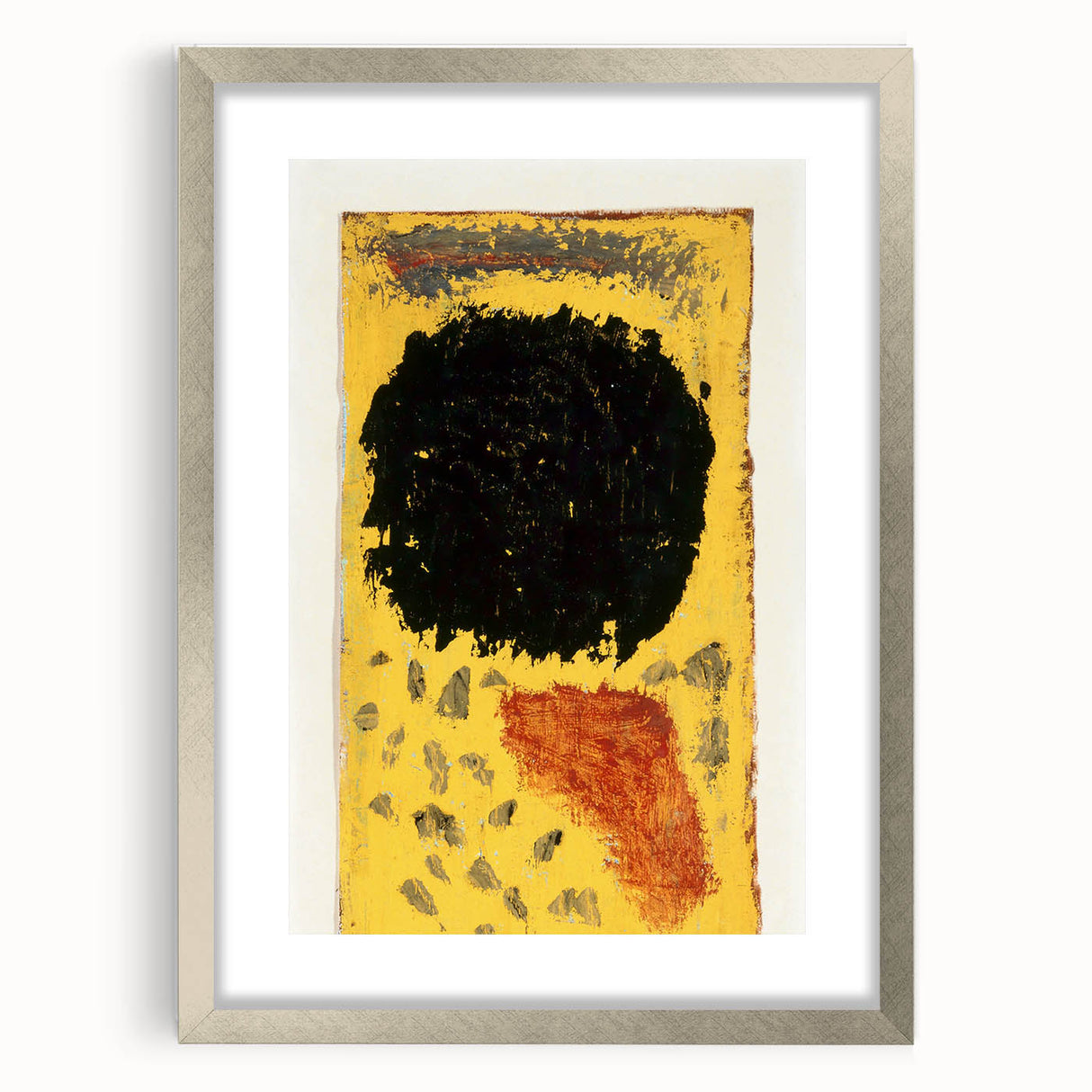 Paul Klee’s Black, Still in Place - Abstract Modern Wall Art Print