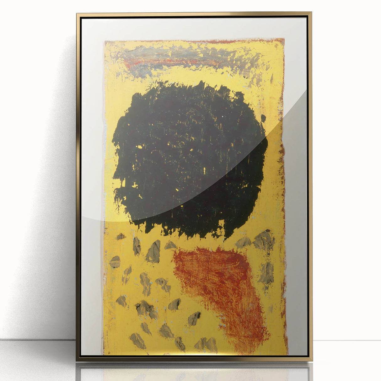 Paul Klee’s Black, Still in Place - Abstract Modern Wall Art Print