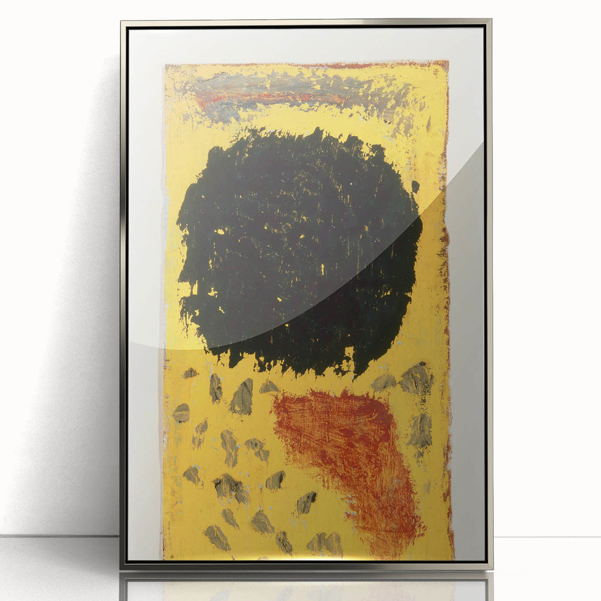 Paul Klee’s Black, Still in Place - Abstract Modern Wall Art Print