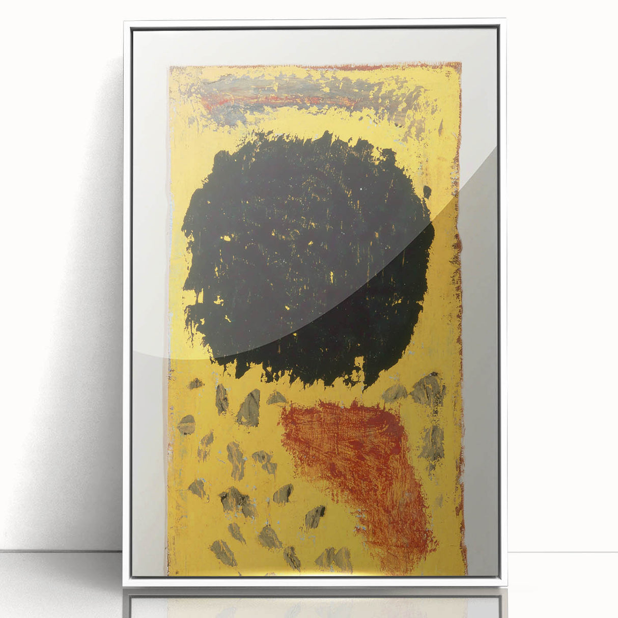 Paul Klee’s Black, Still in Place - Abstract Modern Wall Art Print