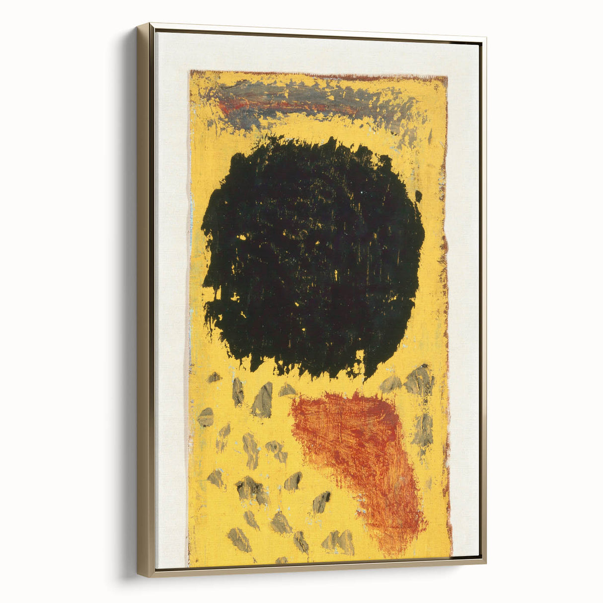 Paul Klee’s Black, Still in Place - Abstract Modern Wall Art Print