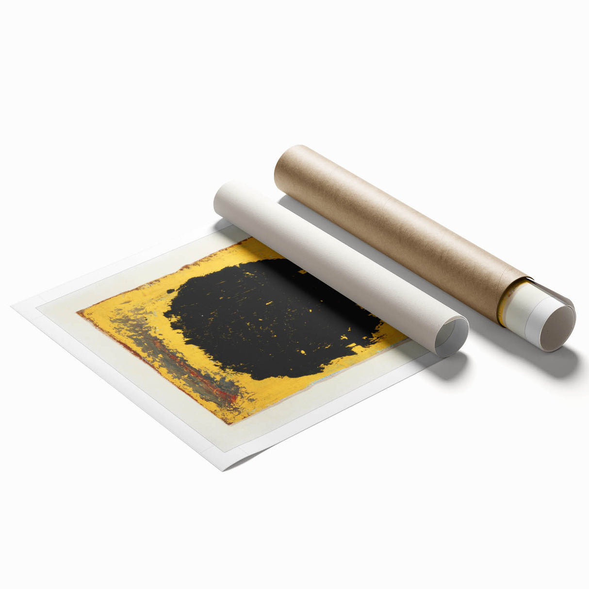 Paul Klee’s Black, Still in Place - Abstract Modern Wall Art Print