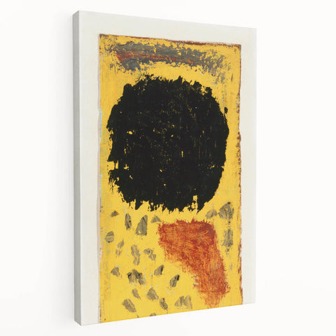 Paul Klee’s Black, Still in Place - Abstract Modern Wall Art Print