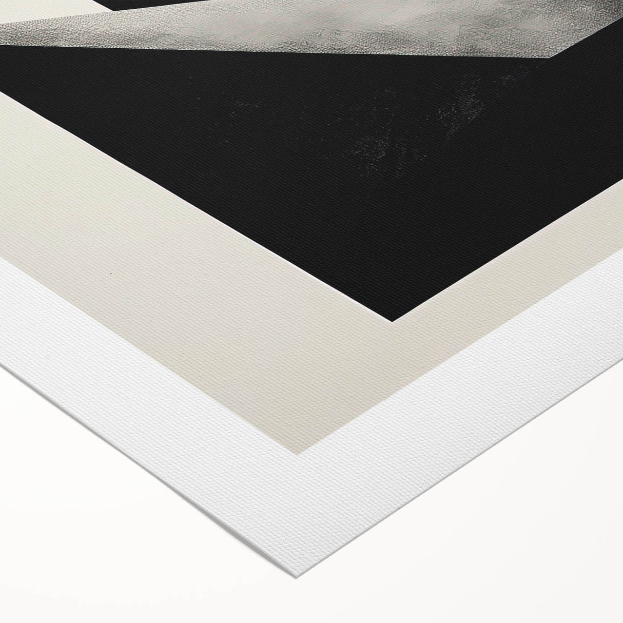 Acrylic Dining Room Artwork – Geometric Black & White Print