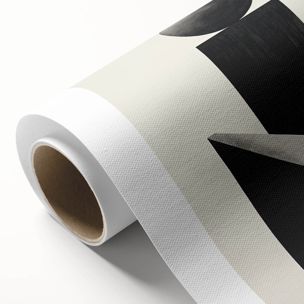 Acrylic Dining Room Artwork – Geometric Black & White Print