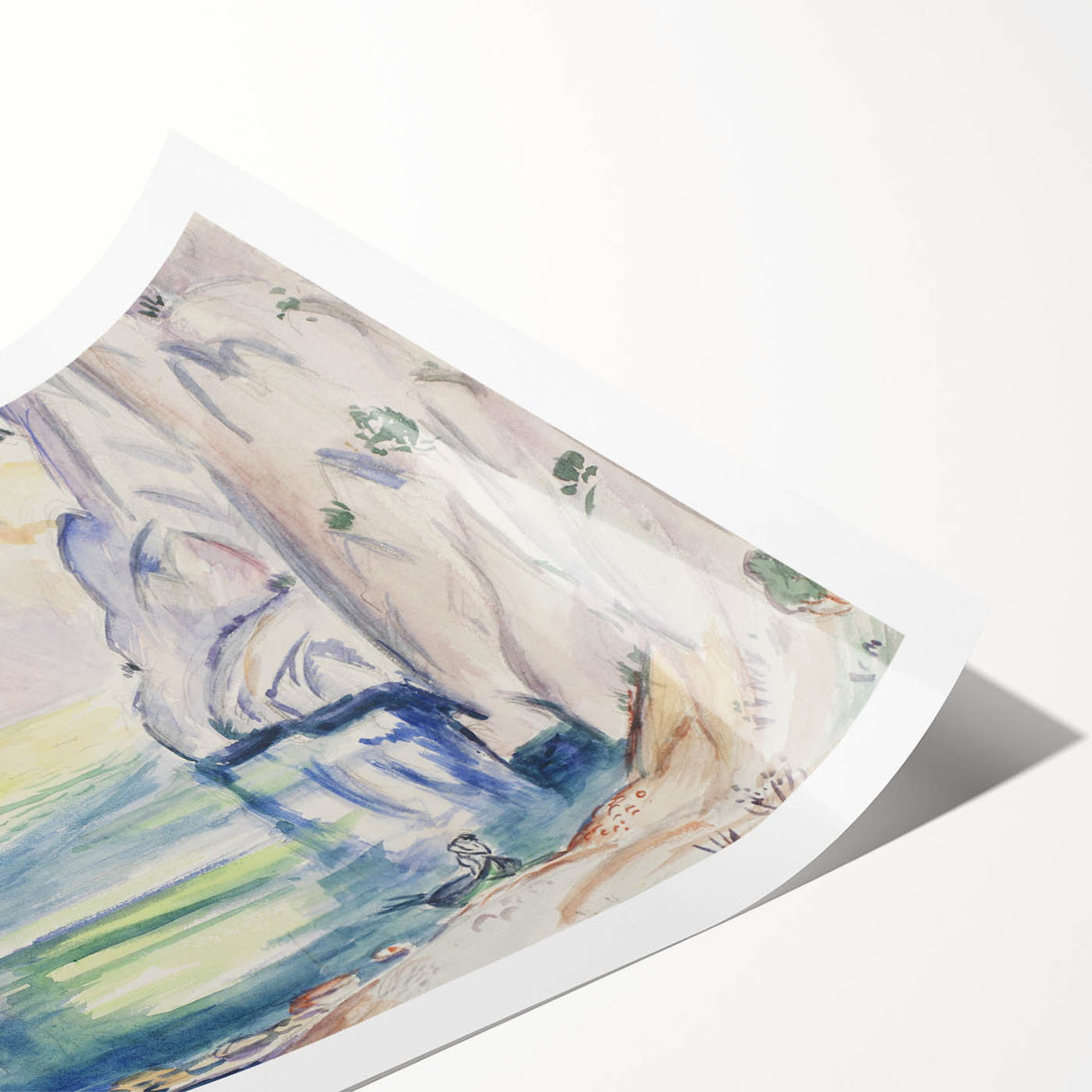 Modern Cove Art - Contemporary Abstract Seascape Wall Decor