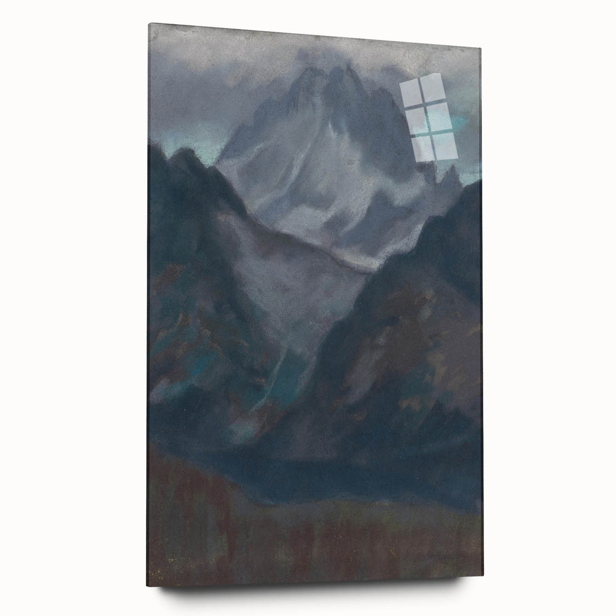 Modern Wall Art - Abstract Mountain Landscape in Contemporary Style