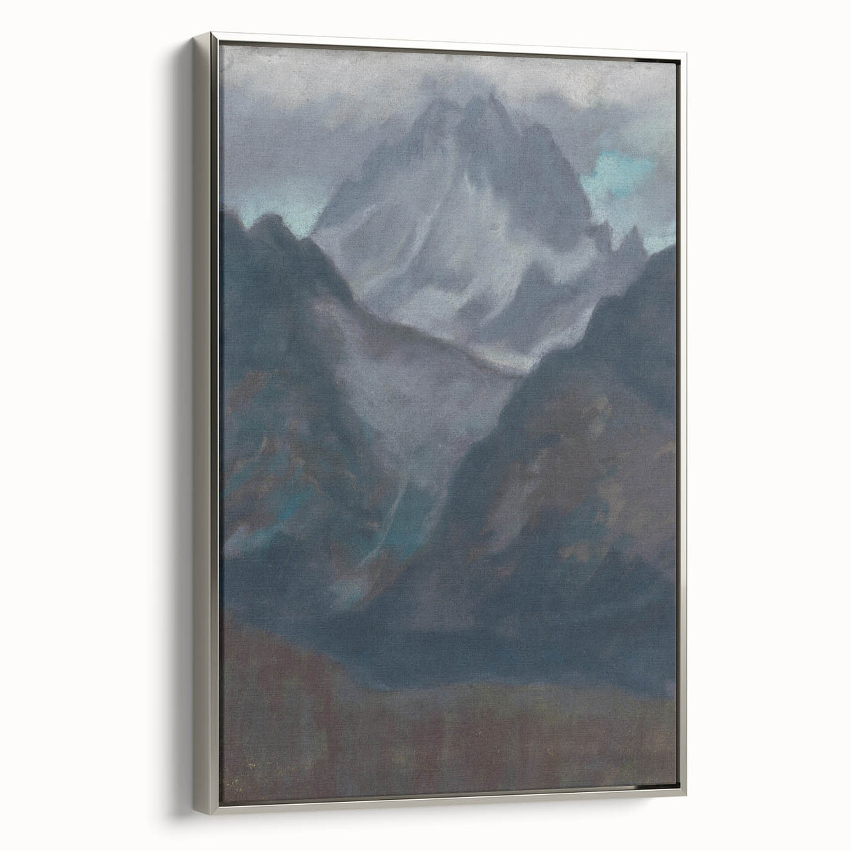 Modern Wall Art - Abstract Mountain Landscape in Contemporary Style