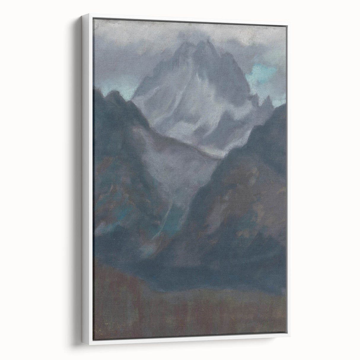 Modern Wall Art - Abstract Mountain Landscape in Contemporary Style