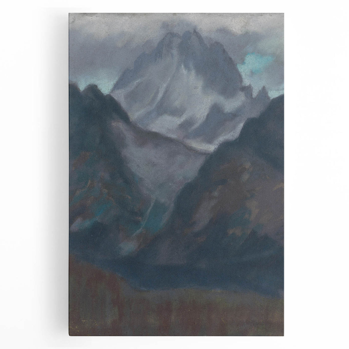 Modern Wall Art - Abstract Mountain Landscape in Contemporary Style