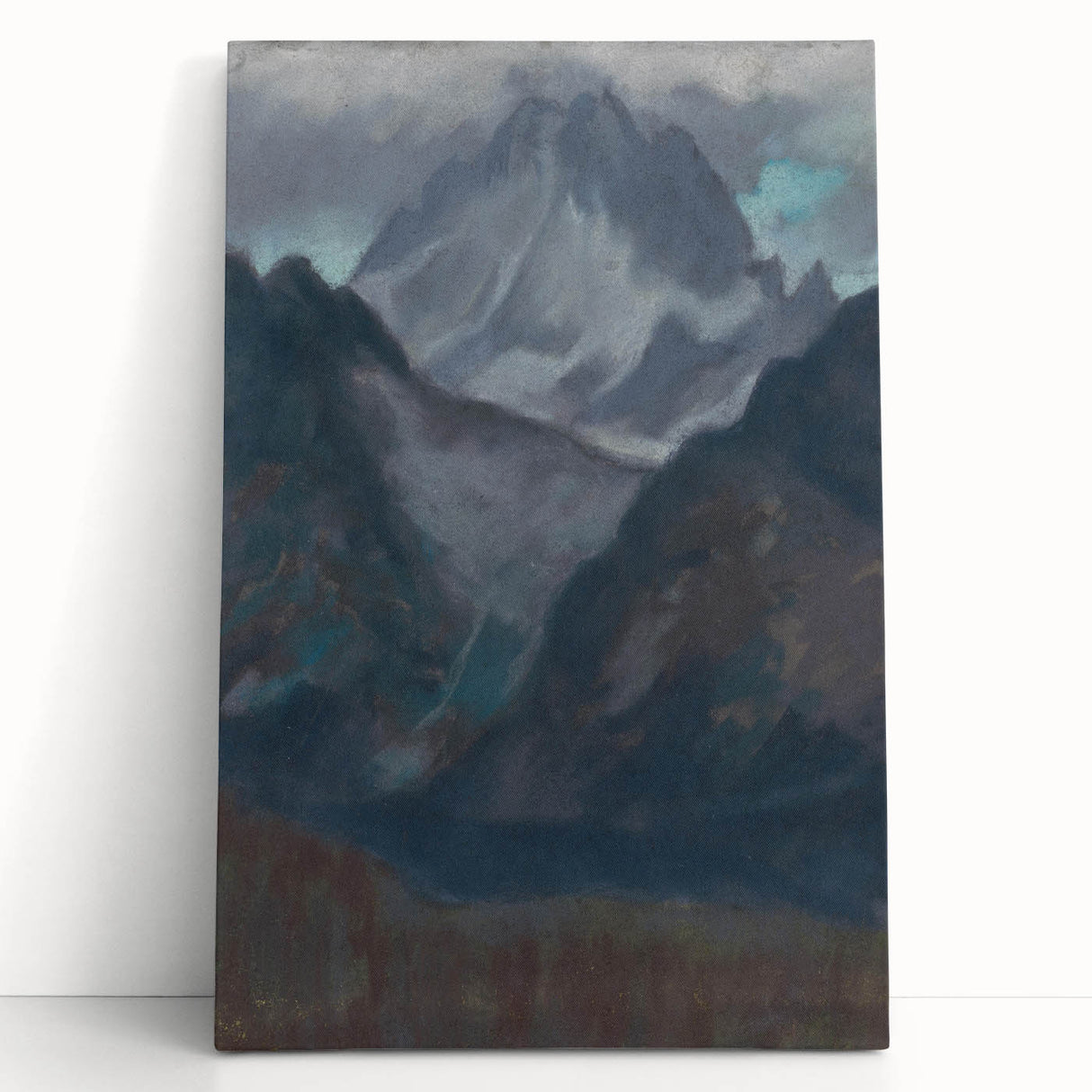 Modern Wall Art - Abstract Mountain Landscape in Contemporary Style