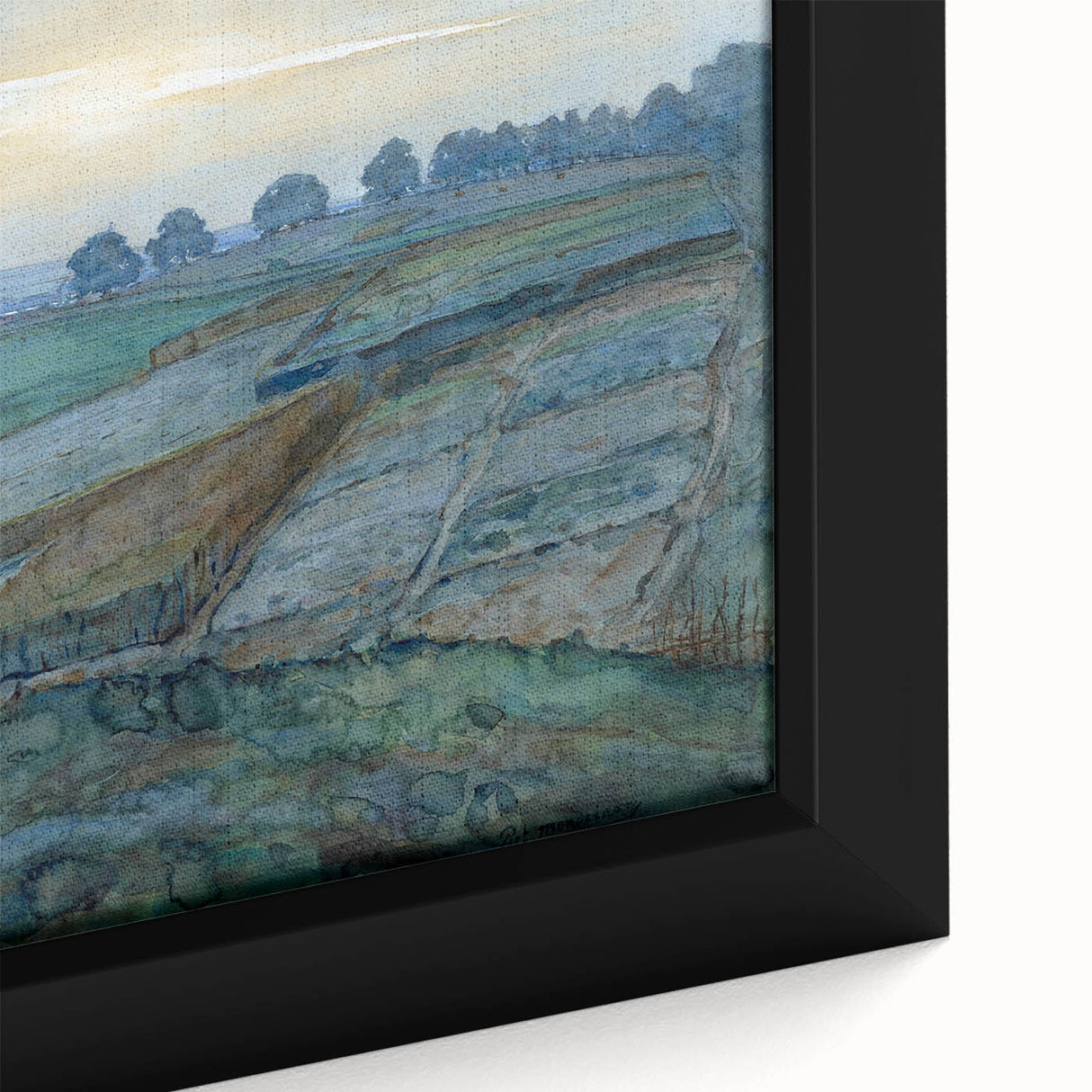 Modern Landscape Art - Abstract Scenic Wall Decor for Homes