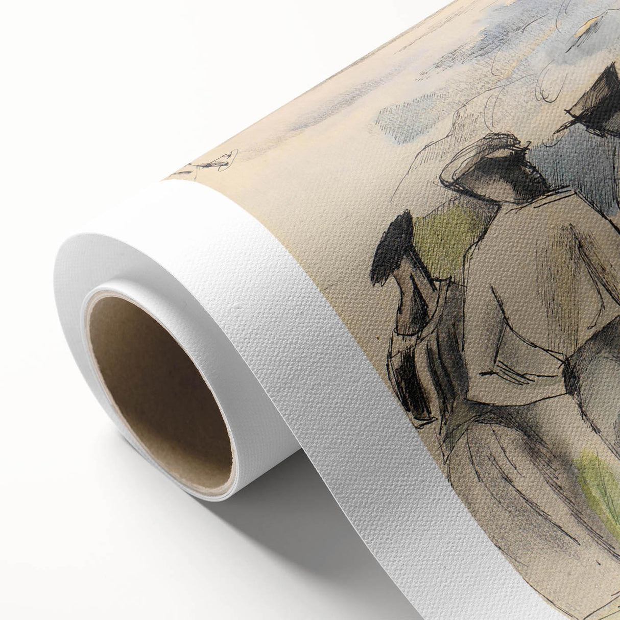 Modern Figurative Art - Abstract Group Scene Wall Decor