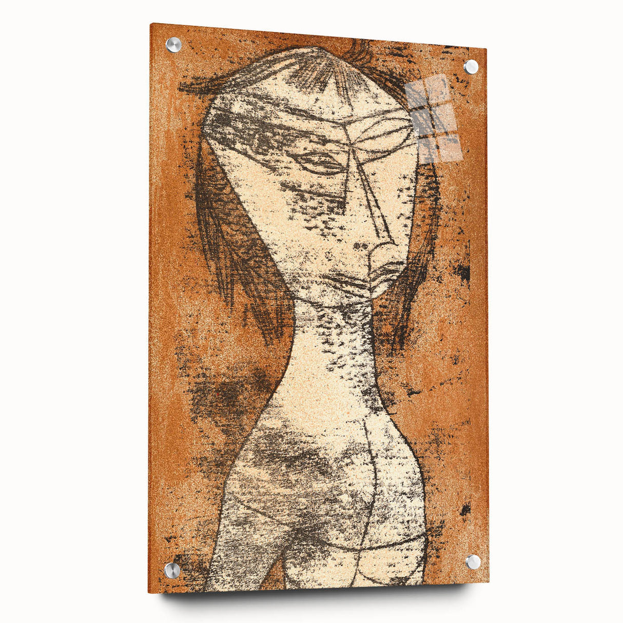 Modern Wall Art - Abstract Inner Light Portrait in Contemporary Style