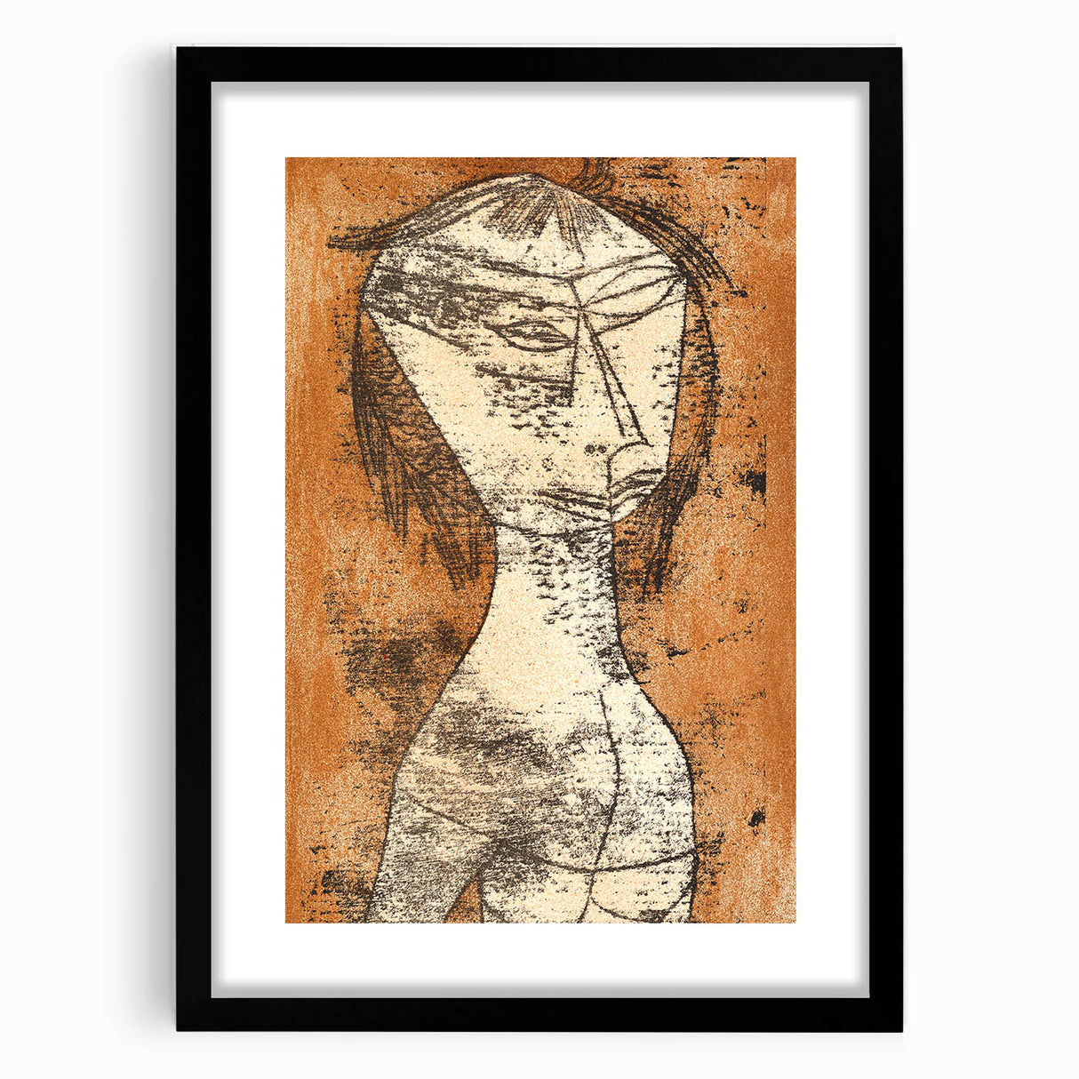 Modern Wall Art - Abstract Inner Light Portrait in Contemporary Style