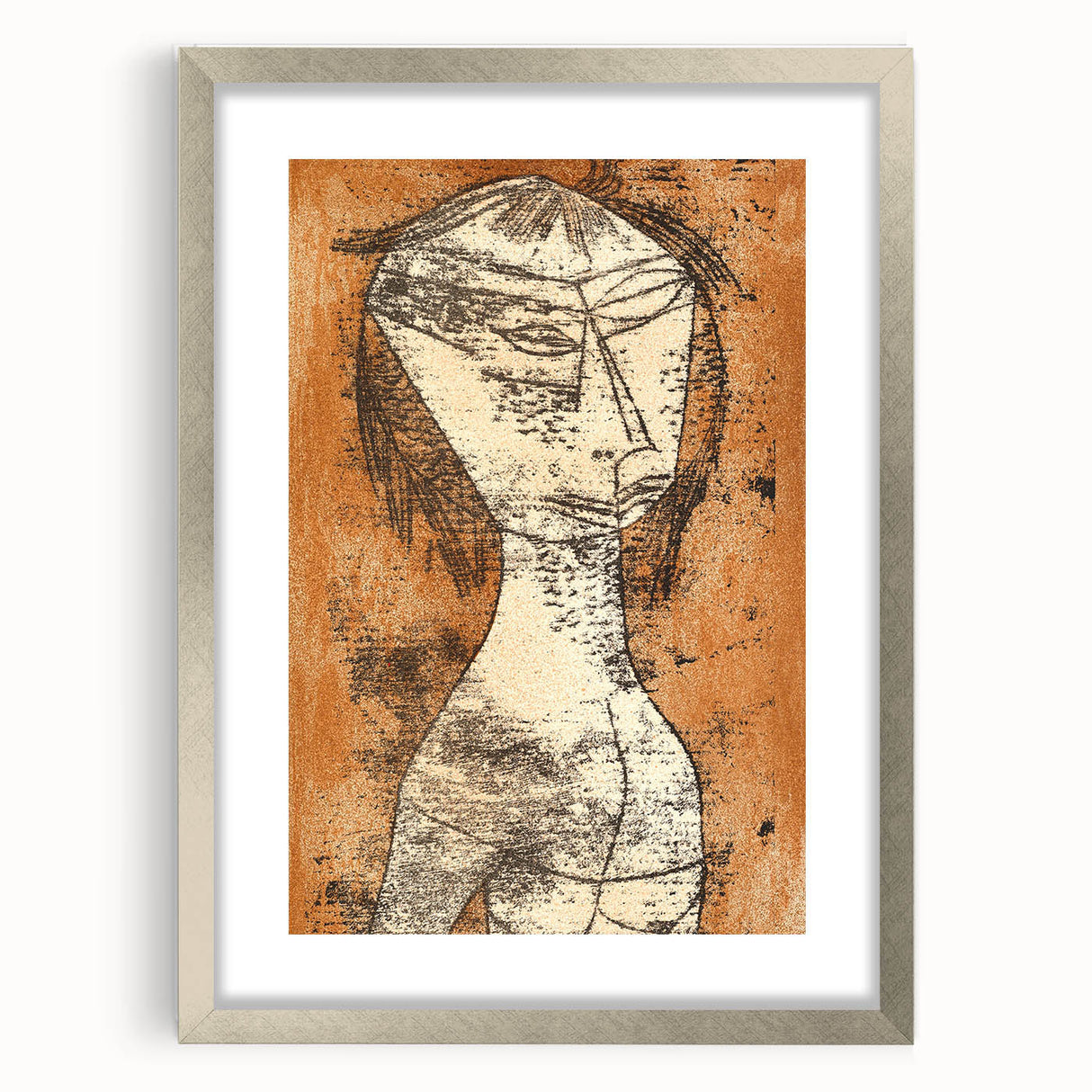 Modern Wall Art - Abstract Inner Light Portrait in Contemporary Style